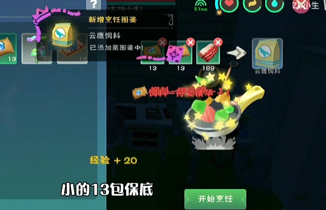 创造与魔法云鹰饲料